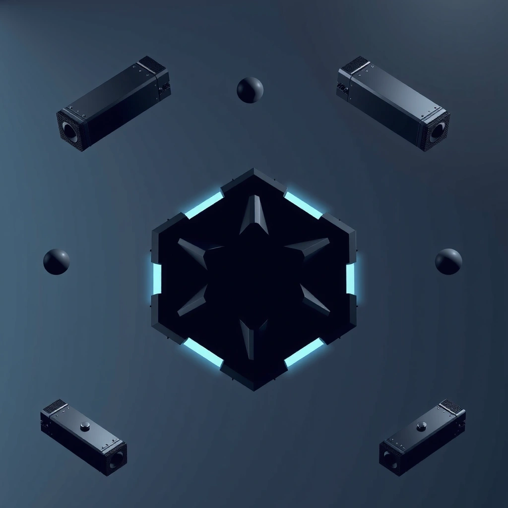 Abstract geometric background pattern